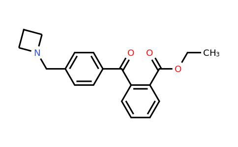 CAS 898756-25-7 | Ethyl 2-(4-(azetidin-1-ylmethyl)benzoyl)benzoate