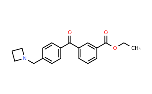CAS 898756-28-0 | Ethyl 3-(4-(azetidin-1-ylmethyl)benzoyl)benzoate