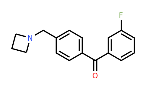 CAS 898756-52-0 | (4-(Azetidin-1-ylmethyl)phenyl)(3-fluorophenyl)methanone