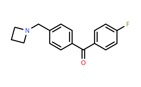 CAS 898756-55-3 | (4-(Azetidin-1-ylmethyl)phenyl)(4-fluorophenyl)methanone