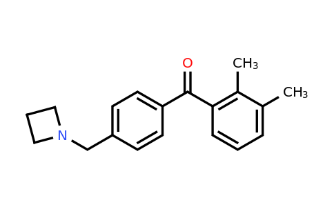 CAS 898756-58-6 | (4-(Azetidin-1-ylmethyl)phenyl)(2,3-dimethylphenyl)methanone
