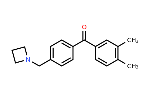 CAS 898756-69-9 | (4-(Azetidin-1-ylmethyl)phenyl)(3,4-dimethylphenyl)methanone