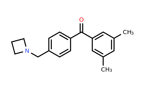 CAS 898756-71-3 | (4-(Azetidin-1-ylmethyl)phenyl)(3,5-dimethylphenyl)methanone