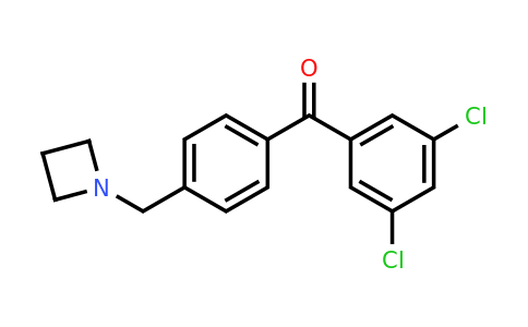 CAS 898757-02-3 | (4-(Azetidin-1-ylmethyl)phenyl)(3,5-dichlorophenyl)methanone