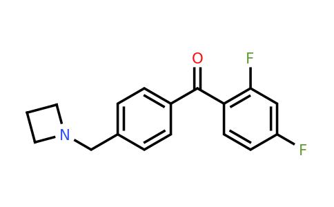 (4-(Azetidin-1-ylmethyl)phenyl)(2,4-difluorophenyl)methanone