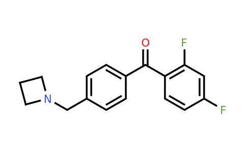 CAS 898757-03-4 | (4-(Azetidin-1-ylmethyl)phenyl)(2,4-difluorophenyl)methanone
