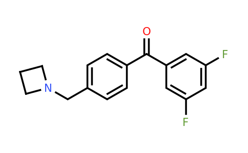 CAS 898757-07-8 | (4-(Azetidin-1-ylmethyl)phenyl)(3,5-difluorophenyl)methanone