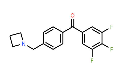 CAS 898757-08-9 | (4-(Azetidin-1-ylmethyl)phenyl)(3,4,5-trifluorophenyl)methanone