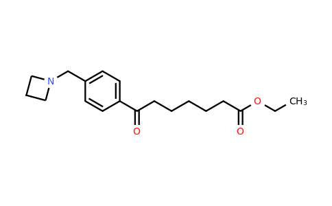 CAS 898757-28-3 | Ethyl 7-(4-(azetidin-1-ylmethyl)phenyl)-7-oxoheptanoate