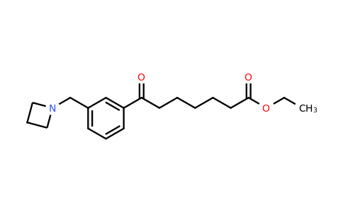 CAS 898761-17-6 | Ethyl 7-(3-(azetidin-1-ylmethyl)phenyl)-7-oxoheptanoate
