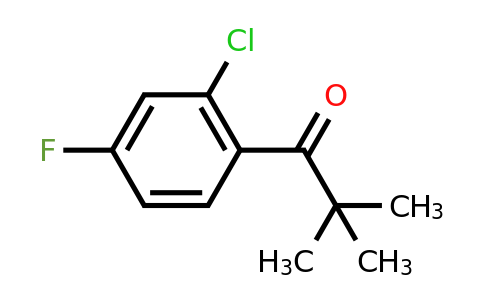 CAS 898766-45-5 | 1-(2-chloro-4-fluorophenyl)-2,2-dimethylpropan-1-one