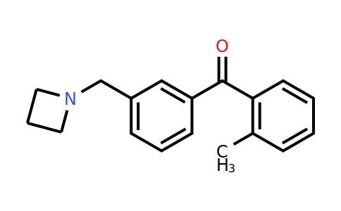 CAS 898771-19-2 | (3-(Azetidin-1-ylmethyl)phenyl)(o-tolyl)methanone