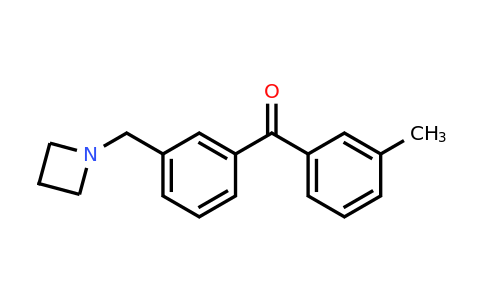 CAS 898771-22-7 | (3-(Azetidin-1-ylmethyl)phenyl)(m-tolyl)methanone