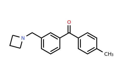 CAS 898771-25-0 | (3-(Azetidin-1-ylmethyl)phenyl)(p-tolyl)methanone