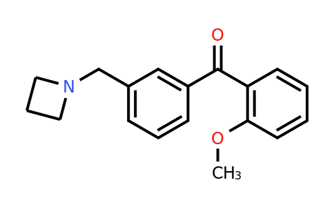 CAS 898771-28-3 | (3-(Azetidin-1-ylmethyl)phenyl)(2-methoxyphenyl)methanone