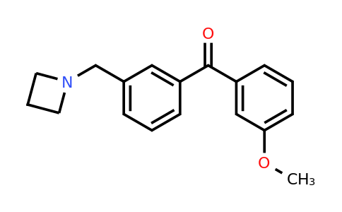 CAS 898771-31-8 | (3-(Azetidin-1-ylmethyl)phenyl)(3-methoxyphenyl)methanone