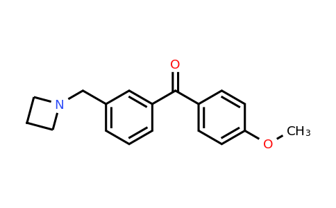 CAS 898771-34-1 | (3-(Azetidin-1-ylmethyl)phenyl)(4-methoxyphenyl)methanone