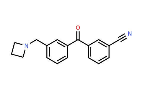 CAS 898771-39-6 | 3-(3-(Azetidin-1-ylmethyl)benzoyl)benzonitrile
