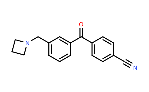 CAS 898771-42-1 | 4-(3-(Azetidin-1-ylmethyl)benzoyl)benzonitrile