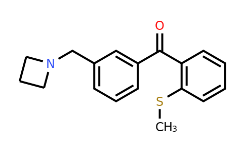 CAS 898771-53-4 | (3-(Azetidin-1-ylmethyl)phenyl)(2-(methylthio)phenyl)methanone