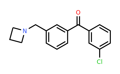 CAS 898771-61-4 | (3-(Azetidin-1-ylmethyl)phenyl)(3-chlorophenyl)methanone