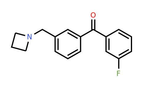 CAS 898771-65-8 | (3-(Azetidin-1-ylmethyl)phenyl)(3-fluorophenyl)methanone