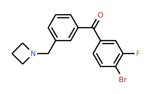 CAS 898771-81-8 | (3-(Azetidin-1-ylmethyl)phenyl)(4-bromo-3-fluorophenyl)methanone