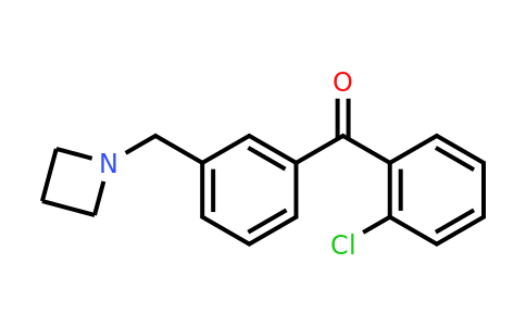 CAS 898771-87-4 | (3-(Azetidin-1-ylmethyl)phenyl)(2-chlorophenyl)methanone