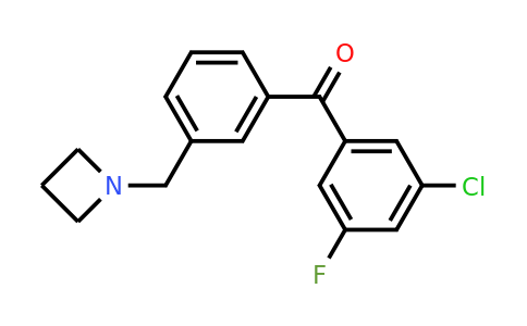 CAS 898772-01-5 | (3-(Azetidin-1-ylmethyl)phenyl)(3-chloro-5-fluorophenyl)methanone