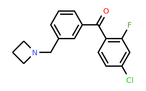 CAS 898772-03-7 | (3-(Azetidin-1-ylmethyl)phenyl)(4-chloro-2-fluorophenyl)methanone