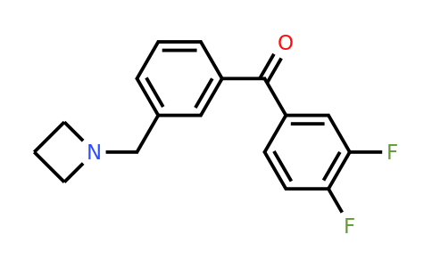 CAS 898772-24-2 | (3-(Azetidin-1-ylmethyl)phenyl)(3,4-difluorophenyl)methanone