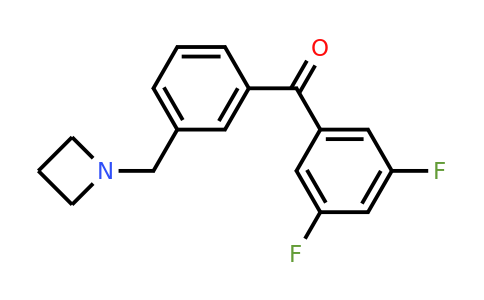 CAS 898772-27-5 | (3-(Azetidin-1-ylmethyl)phenyl)(3,5-difluorophenyl)methanone