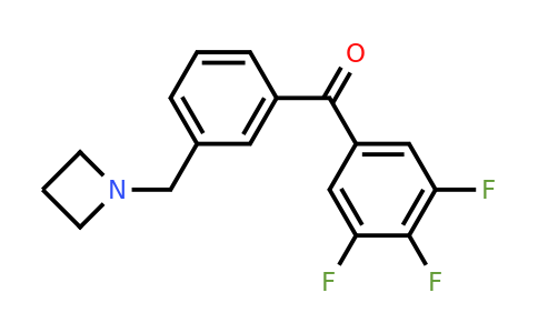 CAS 898772-30-0 | (3-(Azetidin-1-ylmethyl)phenyl)(3,4,5-trifluorophenyl)methanone