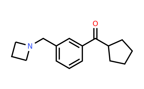 CAS 898772-39-9 | (3-(Azetidin-1-ylmethyl)phenyl)(cyclopentyl)methanone