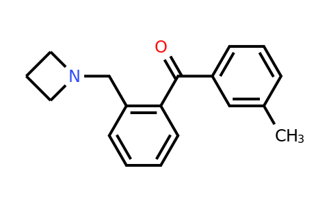 CAS 898775-48-9 | (2-(Azetidin-1-ylmethyl)phenyl)(m-tolyl)methanone