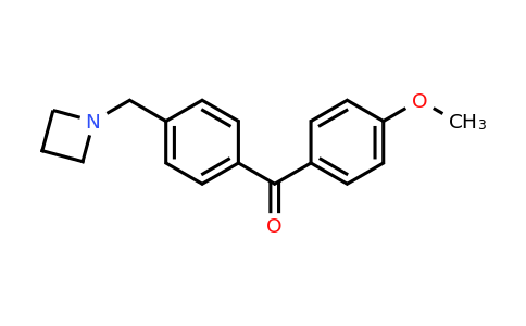 CAS 898777-40-7 | (4-(Azetidin-1-ylmethyl)phenyl)(4-methoxyphenyl)methanone