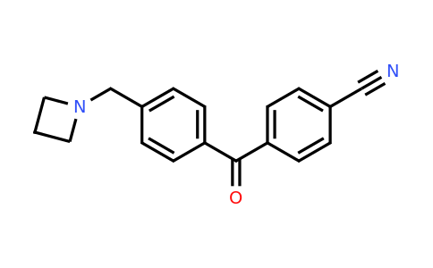 CAS 898777-49-6 | 4-(4-(Azetidin-1-ylmethyl)benzoyl)benzonitrile