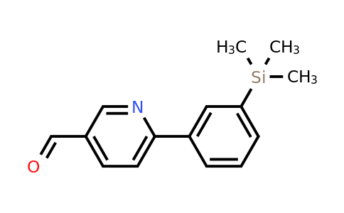 CAS 898795-90-9 | 6-(3-Trimethylsilanyl-phenyl)-pyridine-3-carbaldehyde