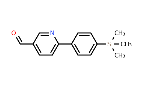 CAS 898795-92-1 | 6-(4-Trimethylsilanyl-phenyl)-pyridine-3-carbaldehyde