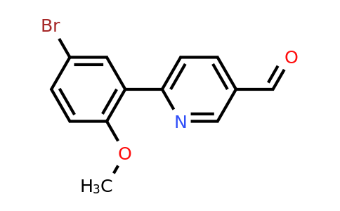 CAS 898795-99-8 | 6-(5-Bromo-2-methoxyphenyl)pyridine-3-carboxaldehyde