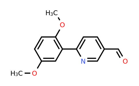CAS 898796-07-1 | 6-(2,5-Dimethoxy-phenyl)-pyridine-3-carbaldehyde
