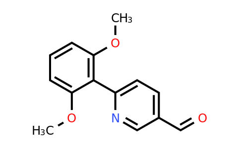 CAS 898796-13-9 | 6-(2,6-Dimethoxy-phenyl)-pyridine-3-carbaldehyde