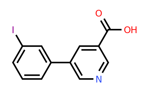 CAS 898796-54-8 | 5-(3-Iodophenyl)pyridine-3-carboxylic acid