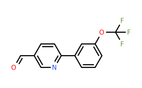 CAS 898796-59-3 | 2-(3-(Trifluoromethoxy)phenyl)pyridine-5-carboxaldehyde