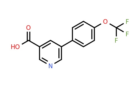 CAS 898796-62-8 | 5-[4-(Trifluoromethoxy)phenyl]pyridine-3-carboxylic acid