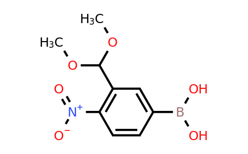 CAS 898825-55-3 | [3-(Dimethoxymethyl)-4-nitrophenyl]boronic acid