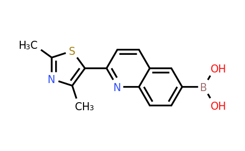 CAS 898825-60-0 | (2-(2,4-Dimethylthiazol-5-yl)quinolin-6-yl)boronic acid