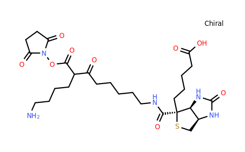 CAS 89889-52-1 | 5-((3AS,4S,6aR)-4-((11-amino-7-(((2,5-dioxopyrrolidin-1-yl)oxy)carbonyl)-6-oxoundecyl)carbamoyl)-2-oxohexahydro-1H-thieno[3,4-d]imidazol-4-yl)pentanoic acid