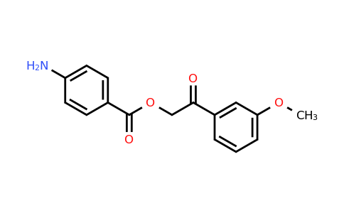 CAS 899014-74-5 | 2-(3-Methoxyphenyl)-2-oxoethyl 4-aminobenzoate