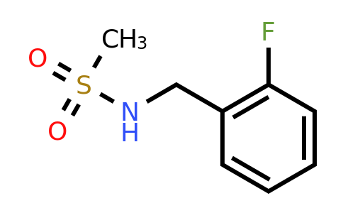 CAS 899252-68-7 | N-(2-Fluorobenzyl)methanesulfonamide